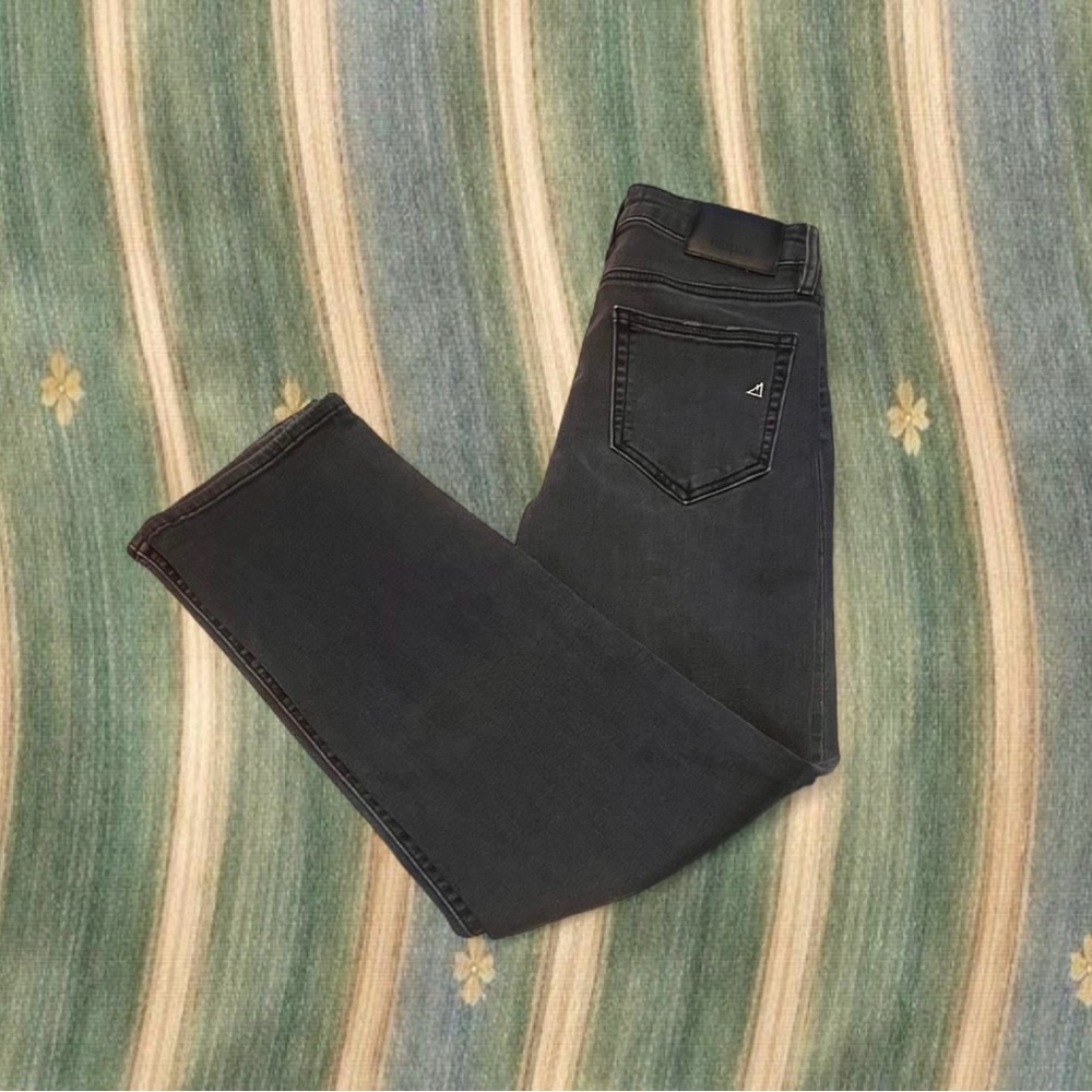 Women's Straight-Leg Jeans in Washed Black